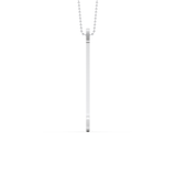Custom Pendant Necklace – Fingerprint And Text Engraved 3