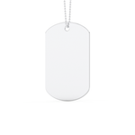 Custom Pendant Necklace – Fingerprint And Text Engraved 4