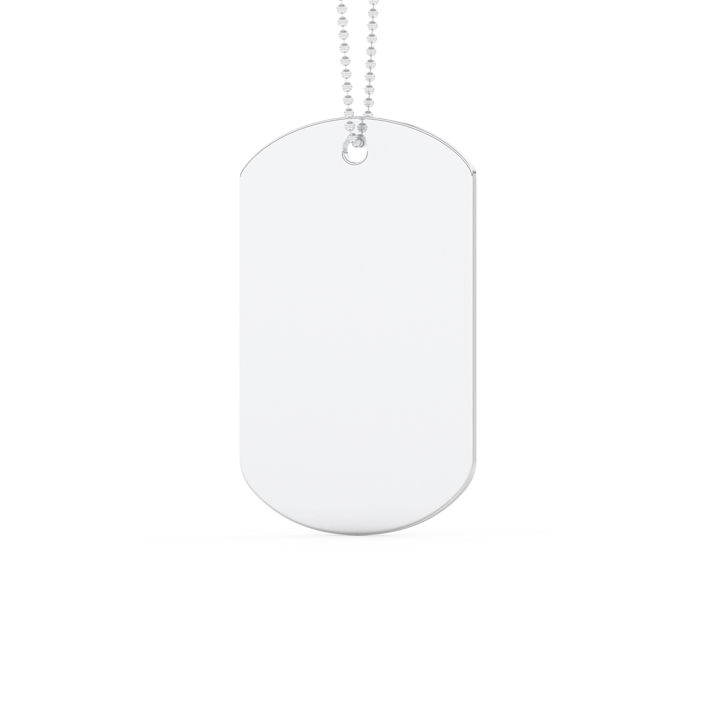 Custom Pendant Necklace – Fingerprint And Text Engraved 4