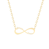 Custom Pendant Necklace – Infinity Symbol With Name Personalised 6
