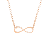 Custom Pendant Necklace – Infinity Symbol With Name Personalised 11