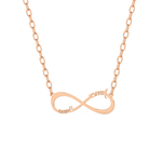 Custom Pendant Necklace – Infinity Symbol With Name Personalised 14