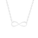 Custom Pendant Necklace – Infinity Symbol With Name Personalised 1