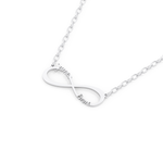 Custom Pendant Necklace – Infinity Symbol With Name Personalised 5