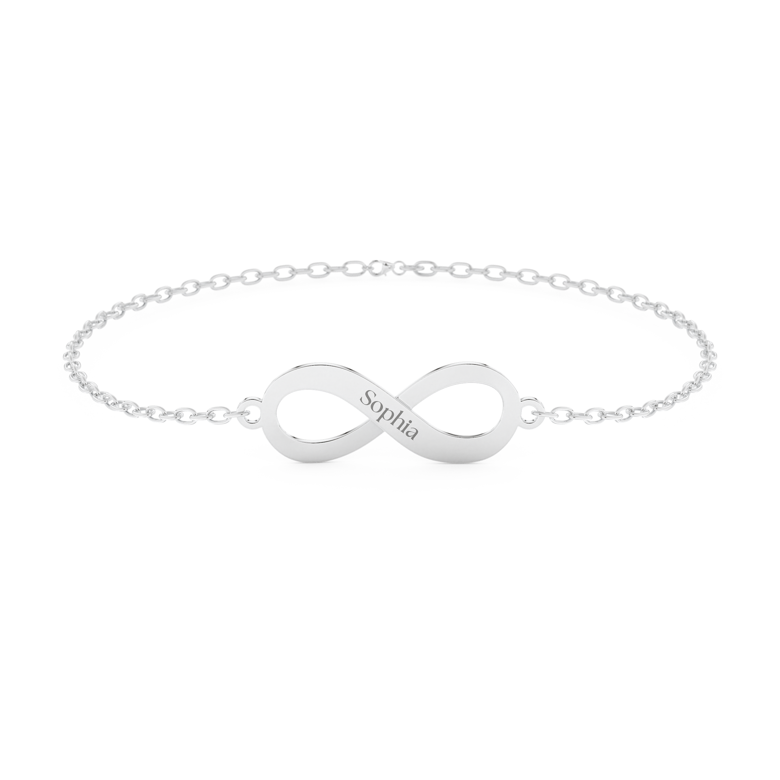 Custom Bracelet – Infinity Symbol and Text Engraving 1