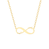 Custom Pendant Necklace – Infinity Symbol With Text Engraved 10