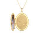 Custom Pendant Necklace – Photo and Fingerprint Printed 6