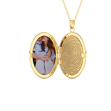 Custom Pendant Necklace – Photo and Fingerprint Printed 7