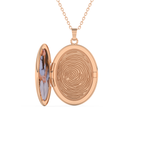 Custom Pendant Necklace – Photo and Fingerprint Printed 11