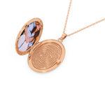 Custom Pendant Necklace – Photo and Fingerprint Printed 15