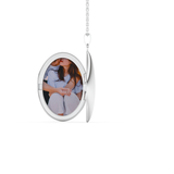 Custom Pendant Necklace – Photo and Fingerprint Printed 3