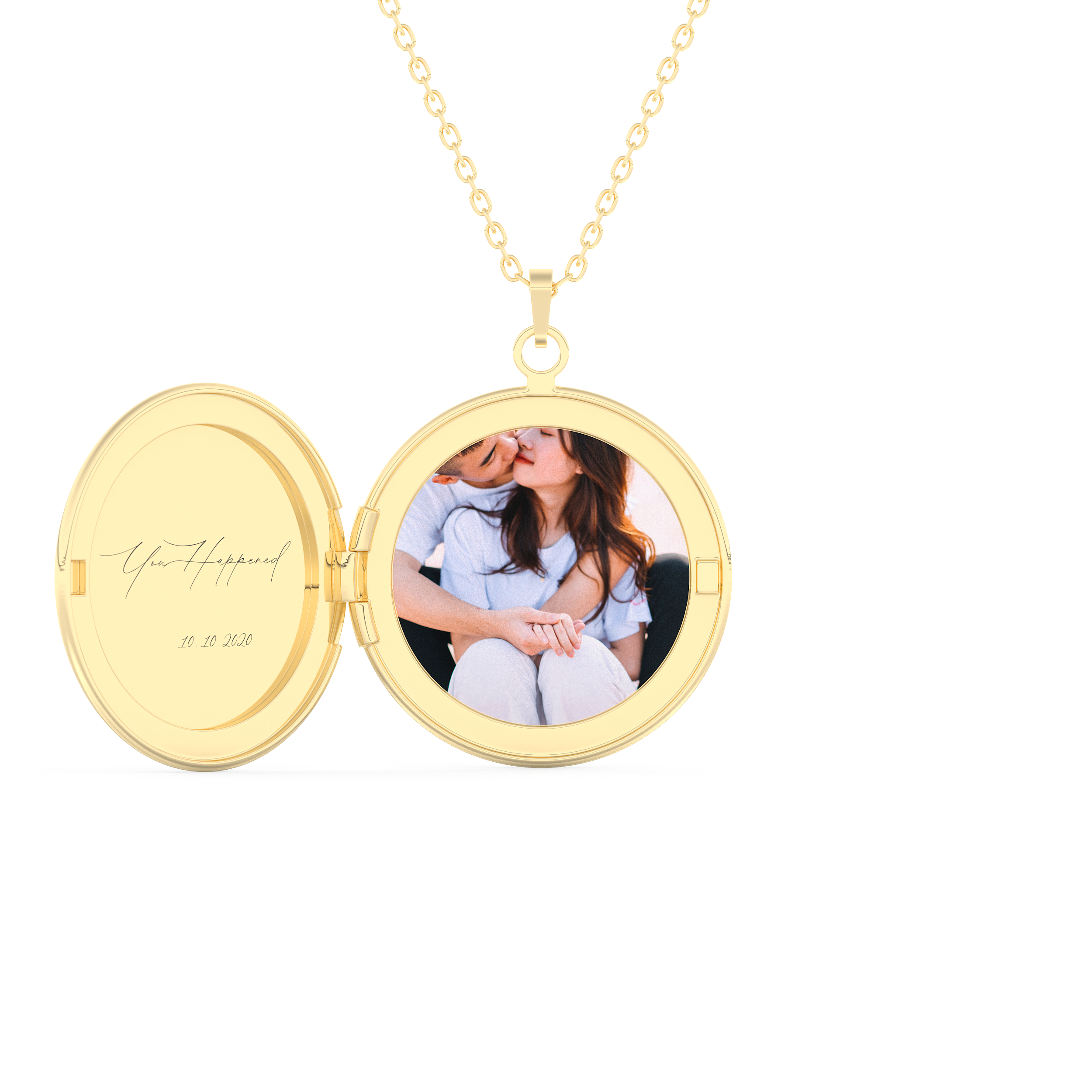 Custom Pendant Necklace – Photo and Engraving 6