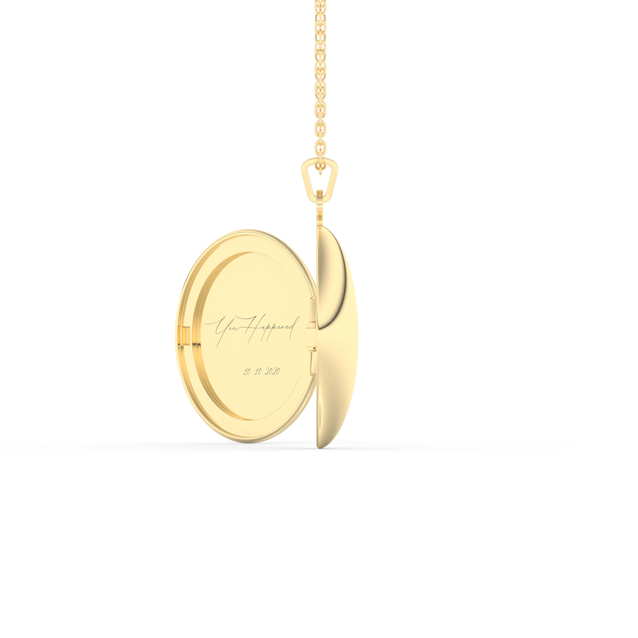 Custom Pendant Necklace – Photo and Engraving 8