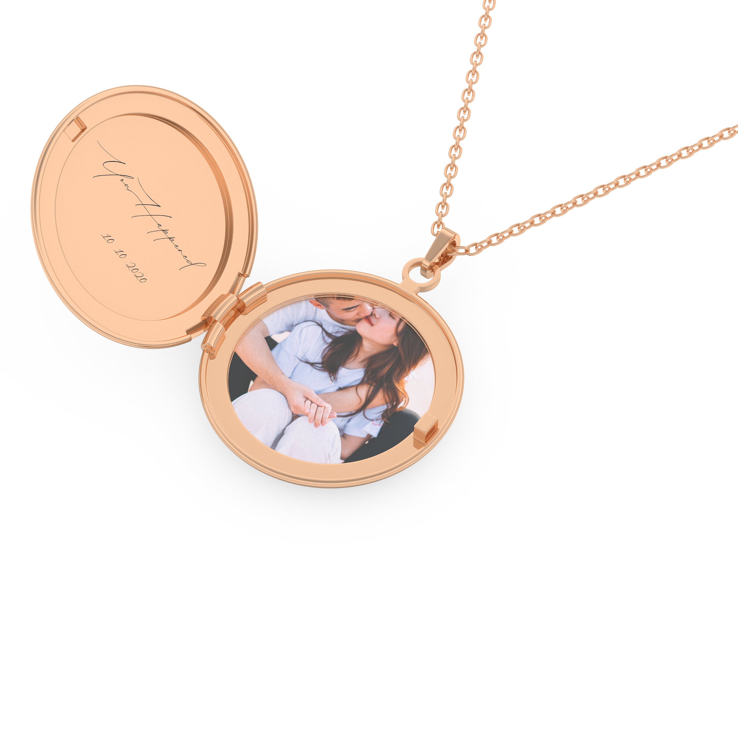 Custom Pendant Necklace – Photo and Engraving 15