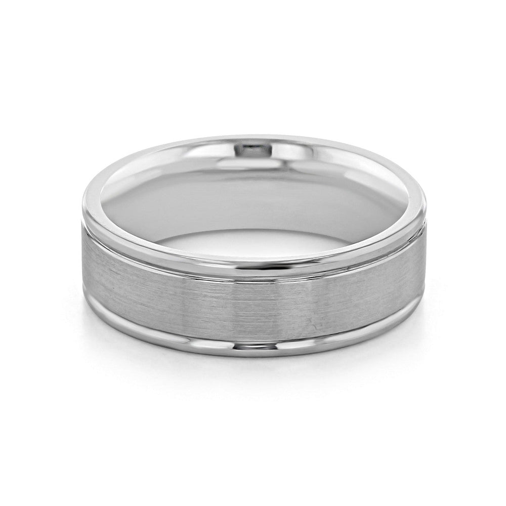 Men's Brushed Finish Classic Wedding Band 2