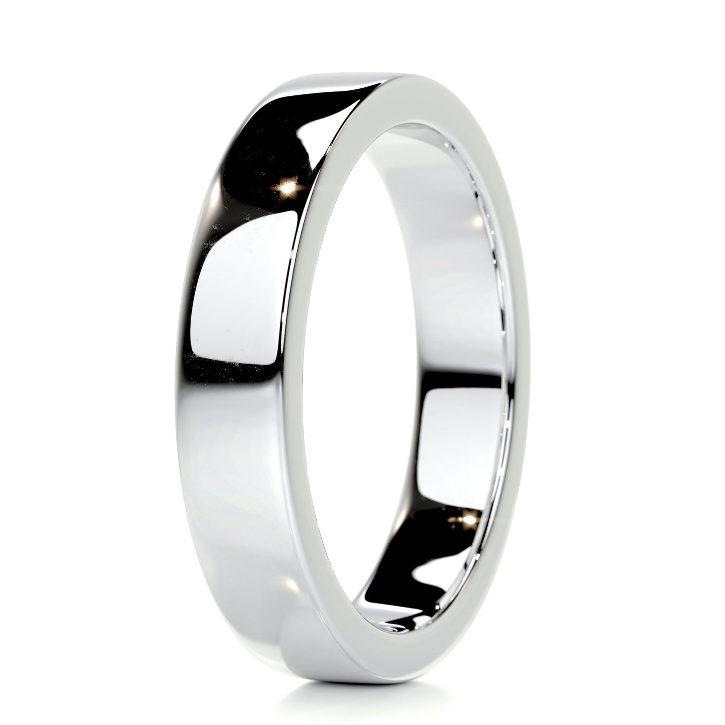 
                  
                    Polished Finish Yellow Gold Classic Men's Band 4
                  
                