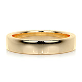 Polished Finish Yellow Gold Classic Men's Band 1