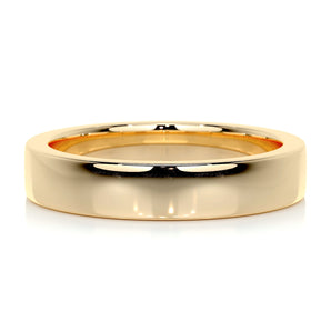 Polished Finish Yellow Gold Classic Men's Band 1