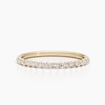 0.3 CT Round Half Eternity CVD EF/VVS Diamond Wedding Band 4