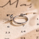 Stunning 2.0 CT Pear Moissanite Engagement Ring with Solitaire Design 5