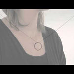 Round Cut Cubic Zirconia in 925 Sterling Silver Necklace 11