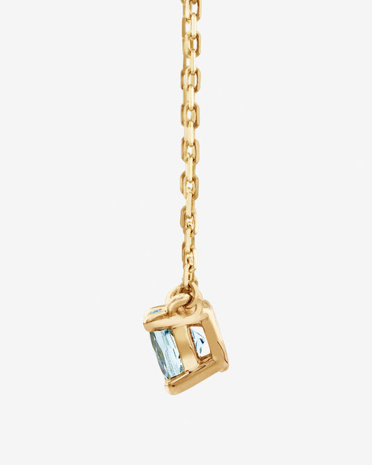 Round Cut Cubic Zirconia in 925 Sterling Silver Necklace 2