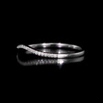 Round Cut Cubic Zirconia in 925 Sterling Silver Wedding Bands 7