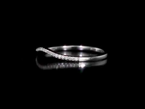 Round Cut Cubic Zirconia in 925 Sterling Silver Wedding Bands 7