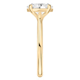 Stunning 1.0-2.0 CT Oval Moissanite Engagement Ring with Solitaire Design 4