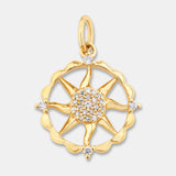 Round Cut Cubic Zirconia in 925 Sterling Silver Necklace 1