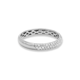 Stunning 0.27 TCW Round Moissanite Stones Full Eternity Wedding Bands 8
