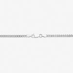 Round Cut Cubic Zirconia in 925 Sterling Silver Necklace 3
