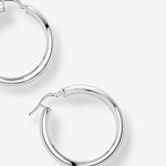 Round Cut Cubic Zirconia in 925 Sterling Silver Earrings 4