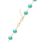 14.4 TCW Round Topaz Lab Made Diamond- December Birthstone Bracelet 4