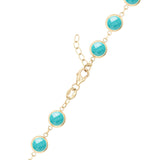 14.4 TCW Round Topaz Lab Made Diamond- December Birthstone Bracelet 4
