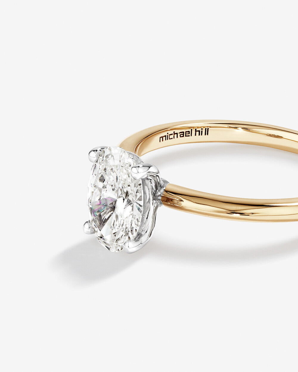 Stunning 1.25 CT Oval Moissanite Engagement Ring in Solitaire Design 3