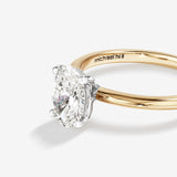 Stunning 1.25 CT Oval Moissanite Engagement Ring in Solitaire Design 3