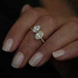 1.21 CT Oval Cut Pave CVD E/VS1 Diamond Engagement Ring 14