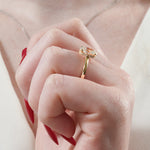 Stunning 1.0- 2.0 CT Round Moissanite Engagement Ring with Hidden Halo Design 8