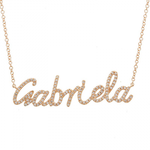 Round Cut Cubic Zirconia in 925 Sterling Silver Necklace 12