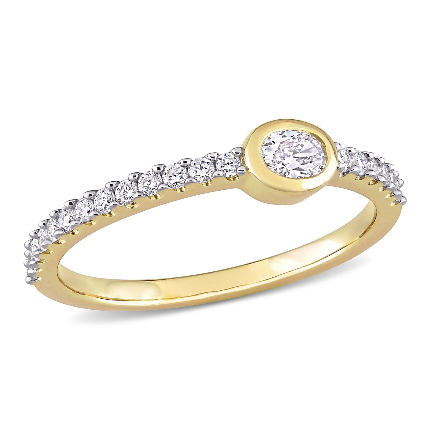 Round Cut Cubic Zirconia in 925 Sterling Silver Wedding Bands 8