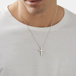 Round Cut Cubic Zirconia in 925 Sterling Silver Necklace 2