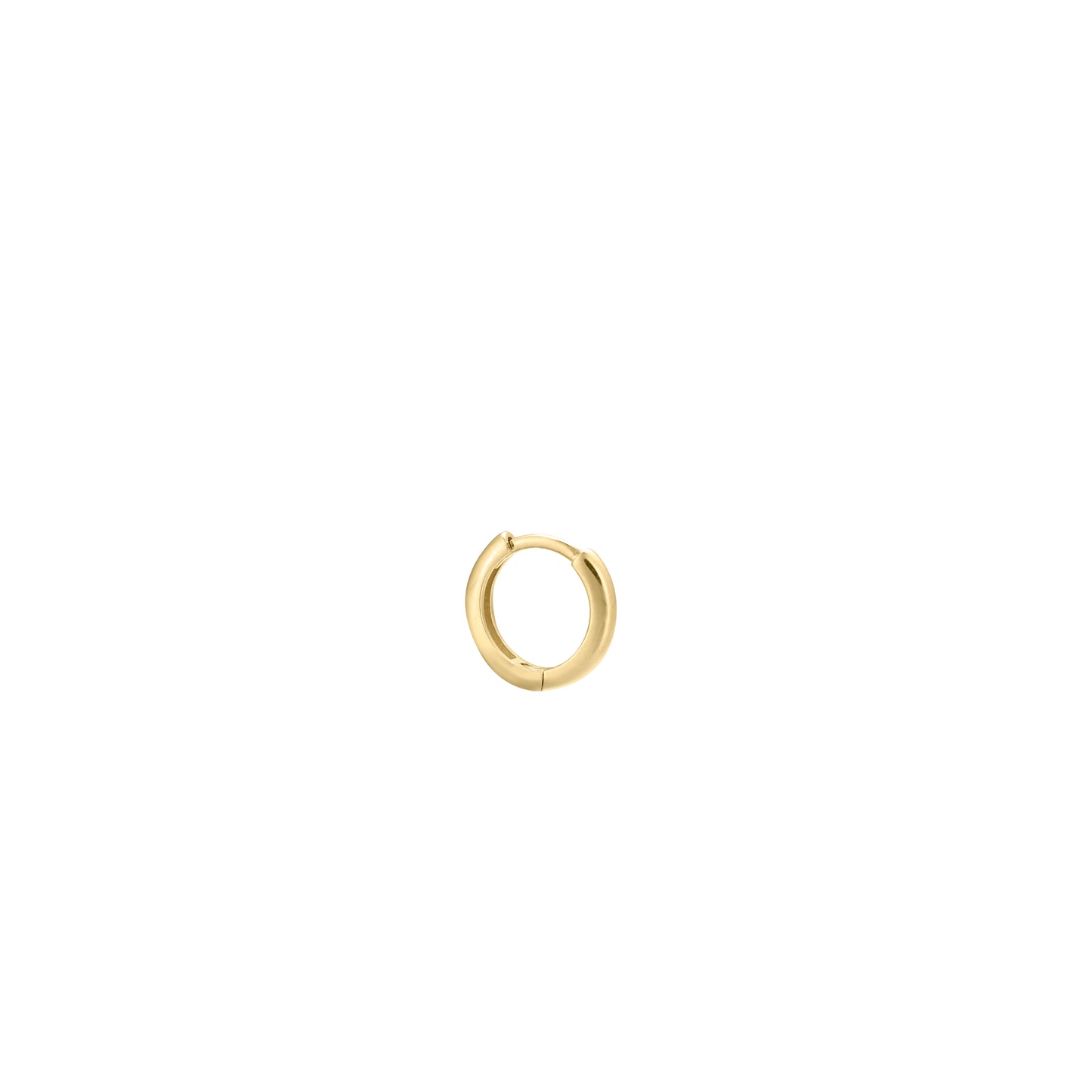 Small Huggies Earrings in Gold 2
