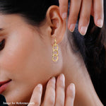 Round Cut Cubic Zirconia in 925 Sterling Silver Earrings 3