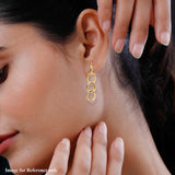Round Cut Cubic Zirconia in 925 Sterling Silver Earrings 3