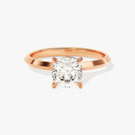 Stunning 1.0-2.0 CT Cushion Moissanite Engagement Ring with Solitaire Design 5