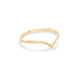 Stunning  V Shaped Metal Wedding Bands 5