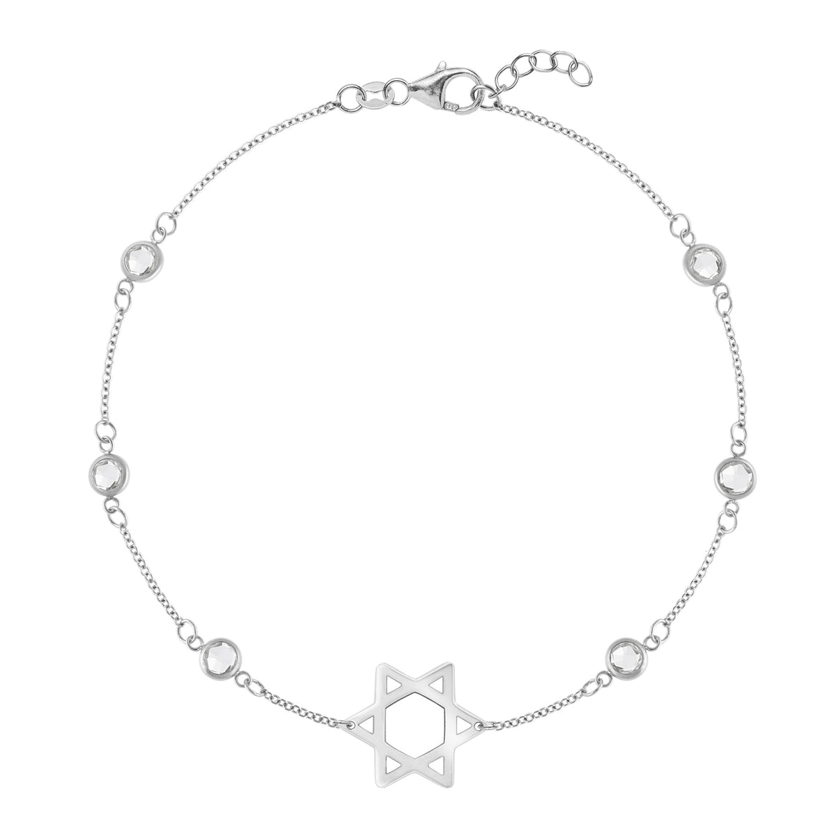 1.50 TCW Round April Diamond Lab Made Diamond- April Birthstone Bracelet 5