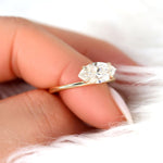 Stunning 1.80 CT Marquise Moissanite Engagement Ring with Solitaire Design 8