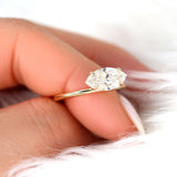 Stunning 1.80 CT Marquise Moissanite Engagement Ring with Solitaire Design 8